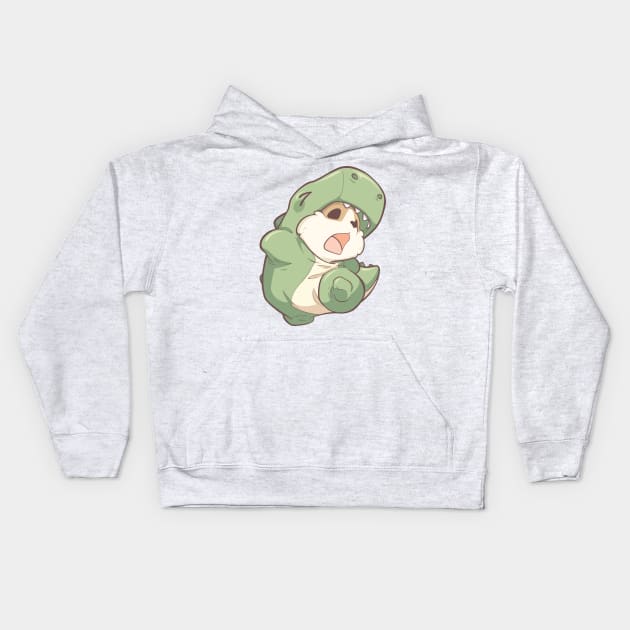 Dino Tori Kids Hoodie by Bobblejot